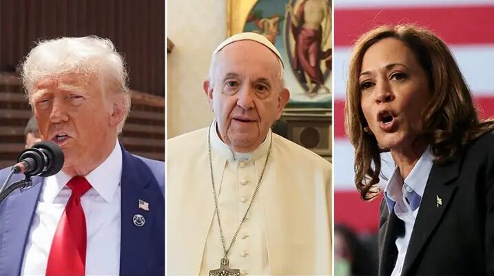 Pope Francis Calls on Catholic Voters to ‘Pick the Lesser of Two Evils’ Between Trump and Harris